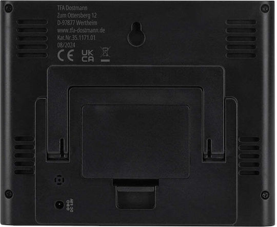 TFA 35.1171.01 Wireless Digital Weather Station Tabletop Black