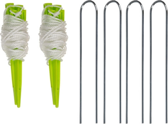Plasă Portabilă Tenis Volei Badminton Foot Tennis Verde Negru