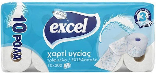 Excel Ρολό Υγείας 3φυλλο 10τεμάχια 105g