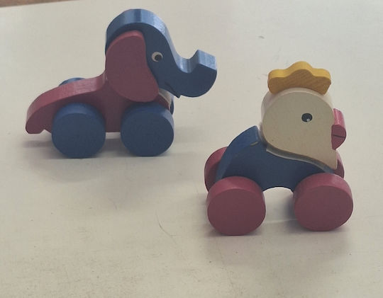 Nemmer Schaukelndes Spielzeug Elefant mit Rädern