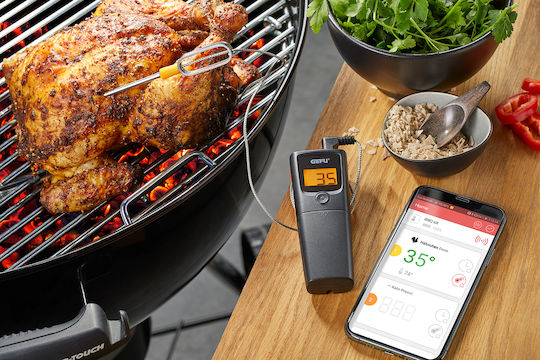 Gefu Digital Lebensmittelthermometer Kochen mit Sonde 0°C / +300°C Gefu Digital Lebensmittelthermometer Kochen mit Sonde 0°C / +300°C