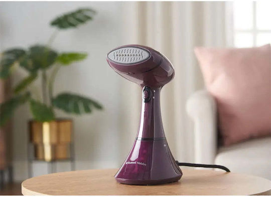 Russell Hobbs Steam Genie Colour Control Ατμοκαθαριστής Ρούχων Χειρός 1800W Μωβ