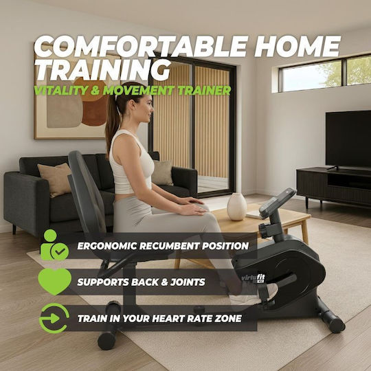 Virtufit 1.0 Καθιστό Ποδήλατο Γυμναστικής Μαγνητικό
