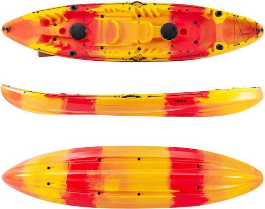 SCK Nereus Hd 2905 Plastic Sea Kayak 3 Person Red