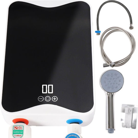 Wall Mounted Electric Single-Phase Instant Water Heater for Bathroom / Kitchen 5kW