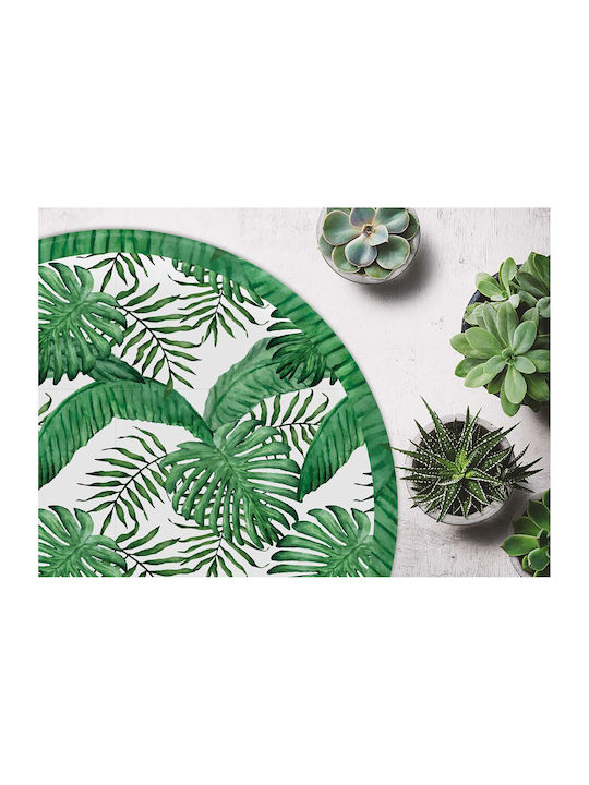 Tulup Round Kitchen Mat Green 120cm