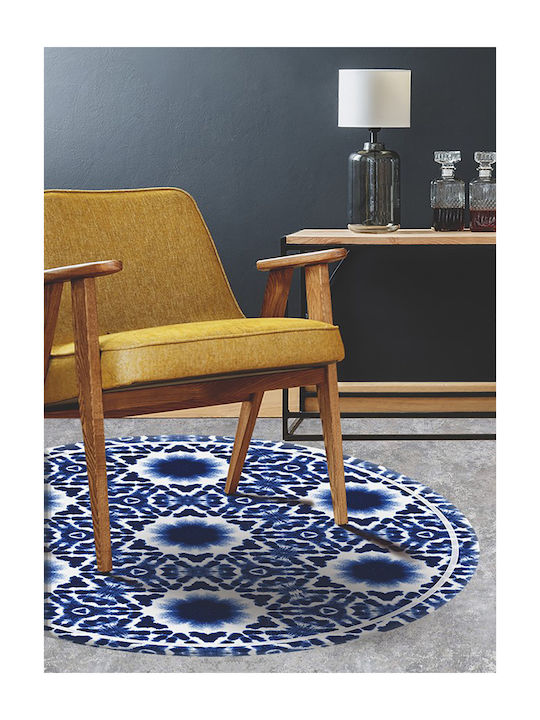Tulup Rundes Küchenmatte Blau 80cm
