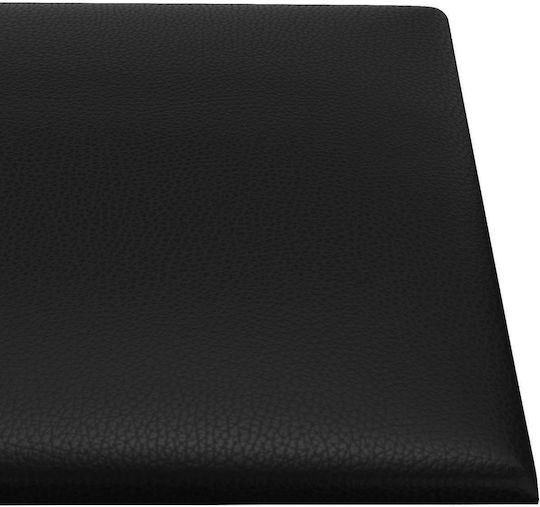 vidaXL Wall Bed Headboard 12 Pcs 30 x 30 cm Black Fabric