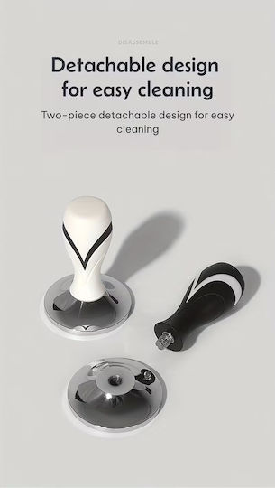 Coffee Tamper with Flat Surface 58mm in Brown Color