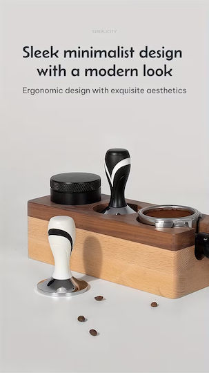 Tamper with Flat Surface 51mm in Brown Colour