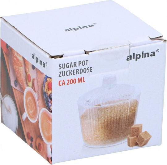 Bol De Zahăr Din Sticlă Transparent 200ml/8,5x9,1cm