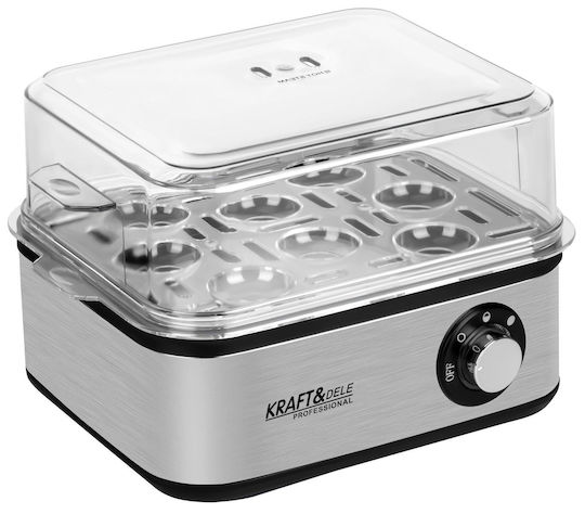 Kraft & Dele Яйцеварка 8 Места 500W Сив
