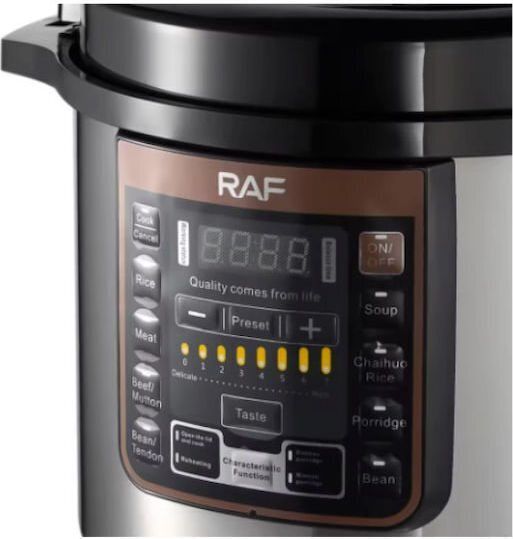 Raf Pizza Maker 1600W cu Capacitate 12lt Argint
