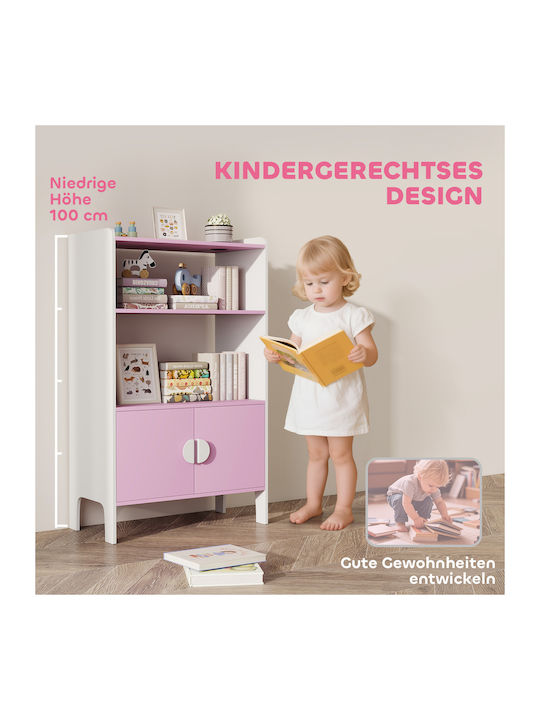 Bücherregal Boden Rosa