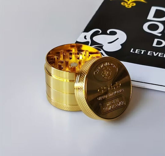 Τρίφτης Καπνού 38mm Grinder Gold