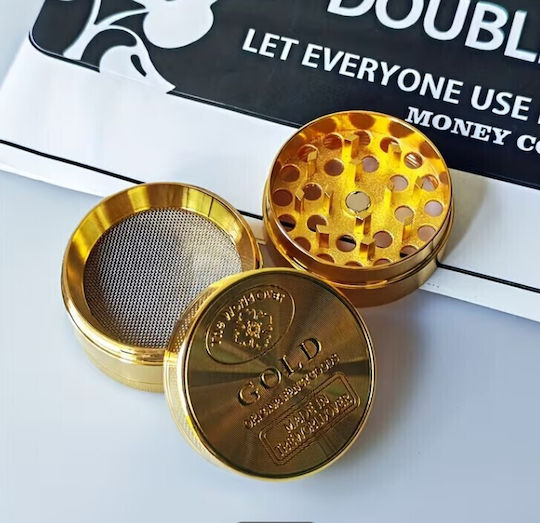 Τρίφτης Καπνού 38mm Grinder Gold