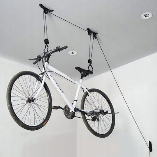 Ceiling Bike Rack Suitable Basement Garage Black