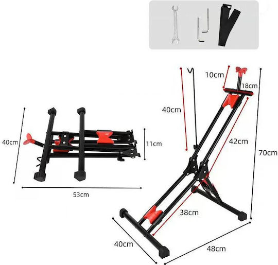 Stand De Reparații Pliabil Multifuncțional Pentru Bicicletă Display Roxar