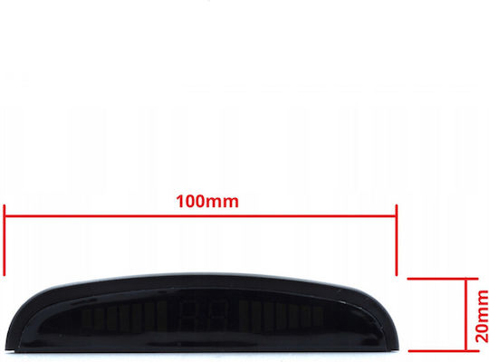 Einparts Wireless Parking System Display Sensors Cars