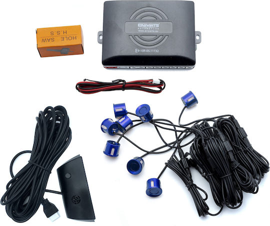 Einparts Universal Parking Sensor Pdc Cars 8 Sensors Front