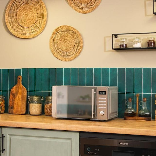 Cecotec ProClean 5120 Mirror Microwave Oven with Grill 20L Inox