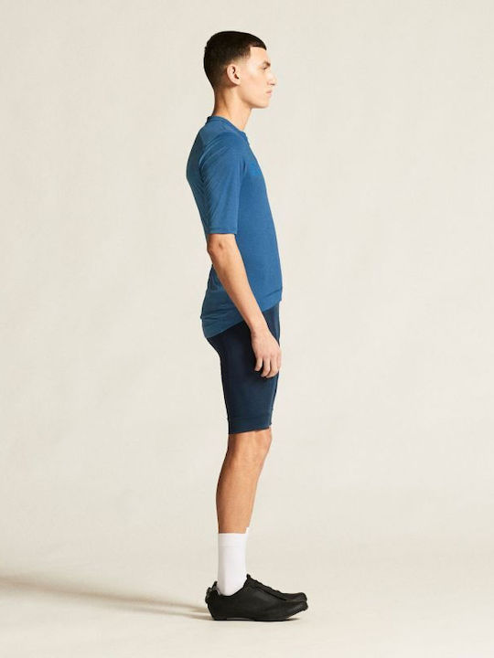Bluza Tricou Cu Mânecă Scurtă Albastră