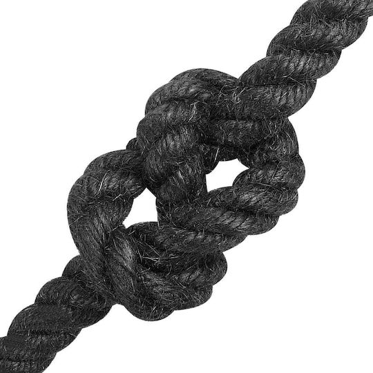 Bootsseil Jute 12 Schwarz 100% Jute Tossa 42011620 Schwarz