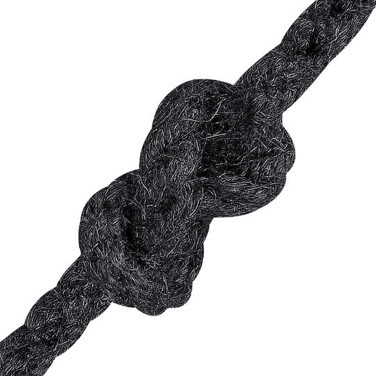 Jute Rope 8 Black 100% Jute Tossa 42011612 Black
