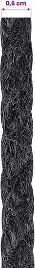 Jute Rope 6 Black 100% Jute Tossa 42011605 Black