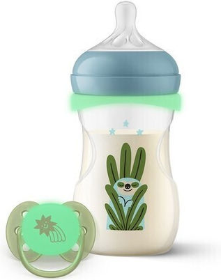 Philips Plastic Baby Bottle Set Natural Response Anti-colic with Silicone Teat for 0+ Months 260ml
