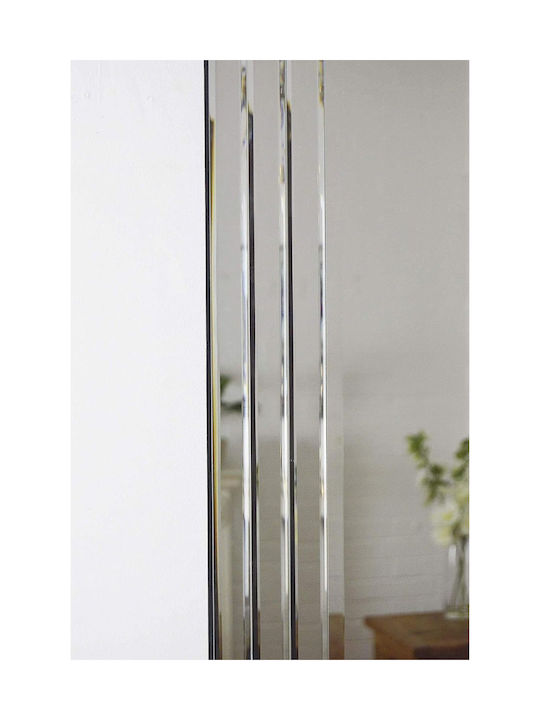 SteweHome SteweHome Wandspiegel mit Silber Hölzernes Rahmen 110x40cm