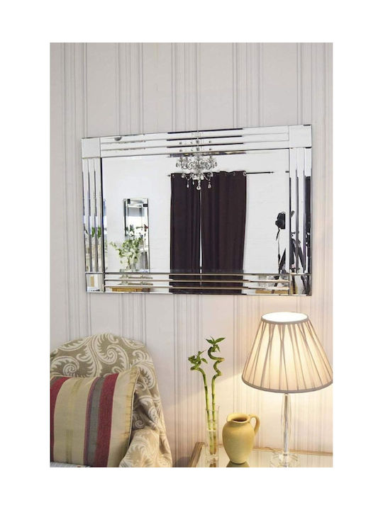 SteweHome SteweHome Wandspiegel mit Silber Hölzernes Rahmen 110x40cm