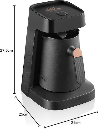 Arzum Okka Minio Jet OK0017-0400 Гръцка Машина За Кафе 400W С Капацитет 375ml Bakir