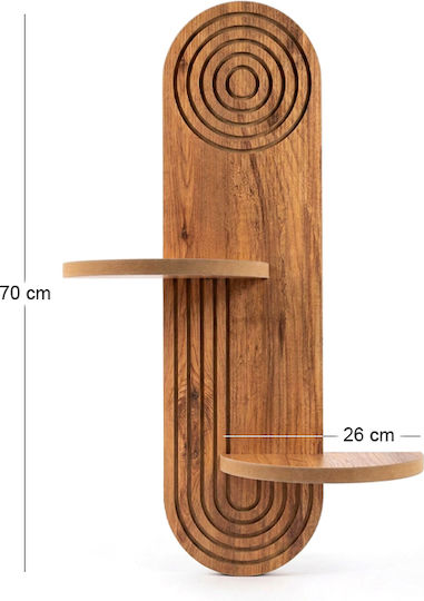 Ράφι Artwill Oak 46x13x70εκ.
