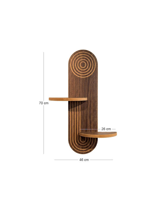 Raft Artwill Wenge 46x13x70cm