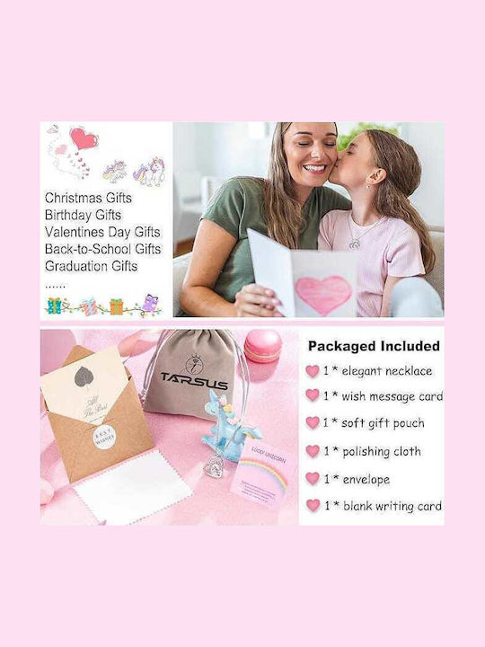 Lucky Kids Necklace Unicorn with Chain 46225
