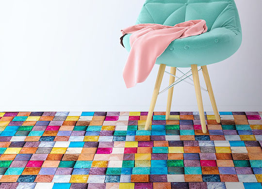 Tulup Ορθογώνιο Χαλάκι Κουζίνας Πολύχρωμο 100x150εκ.