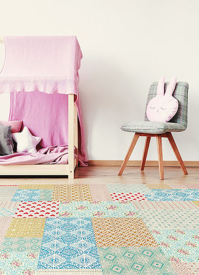 Tulup Rectangular Kitchen Mat Multicolour 100x150cm
