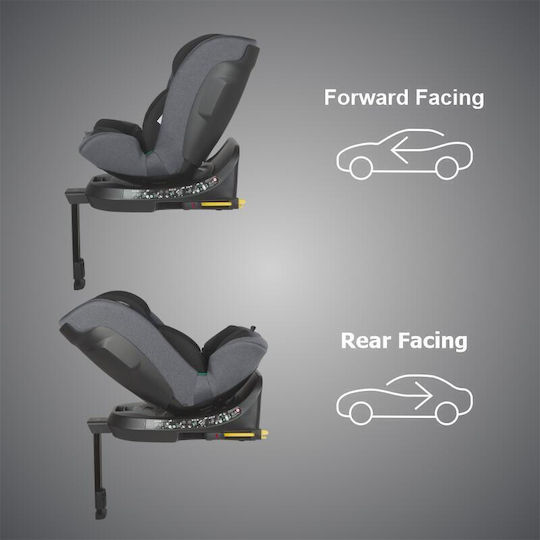 Coccolle Ario Καθισματάκι Αυτοκινήτου i-Size με Isofix Anthracite