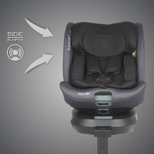 Coccolle Ario Καθισματάκι Αυτοκινήτου i-Size με Isofix Anthracite