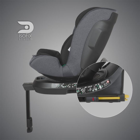 Coccolle Ario Καθισματάκι Αυτοκινήτου i-Size με Isofix Anthracite