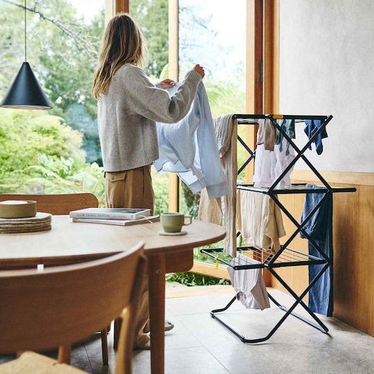 Joseph Joseph Folding Floor Clothes Drying Rack Made of Aluminum with 16m Hanging Length
