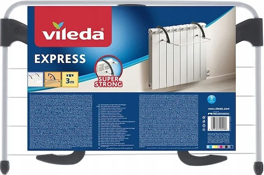 Vileda Express Πτυσσόμενη Απλώστρα Κρεμαστή από Ανοξείδωτο Ατσάλι Vileda Express Πτυσσόμενη Απλώστρα Κρεμαστή από Ανοξείδωτο Ατσάλι