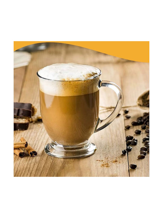 Glas Transparent Tasse 450ml 6 Stück