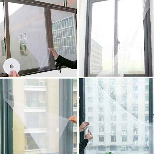 Plasă De Țânțari Pentru Fereastră Cu Scai Stabilă 130x100cm Plasă De Țânțari Pentru Fereastră Cu Scai Stabilă 130x100cm
