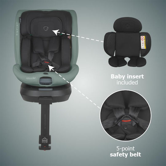 Coccolle Ario Καθισματάκι Αυτοκινήτου i-Size με Isofix Forest Sage