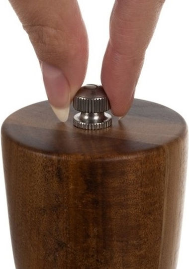 Manual Spice Mill Set Ceramic in Brown Color 21cm 2 Pieces