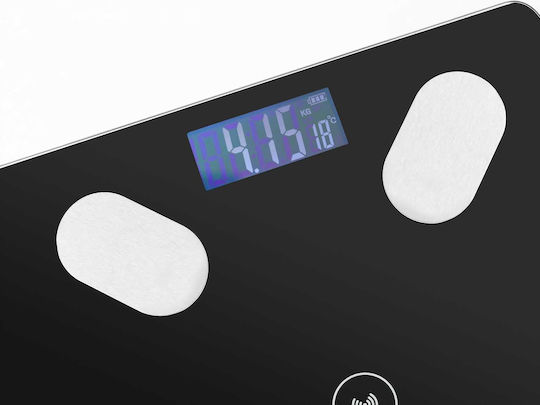 Smart Ζυγαριά 180kg με Bluetooth Μαύρη
