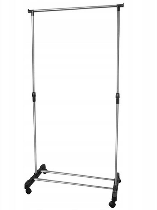 Teleskopischer Metallischer Kleiderständer Grau 78x92cm Teleskopischer Metallischer Kleiderständer Grau 78x92cm