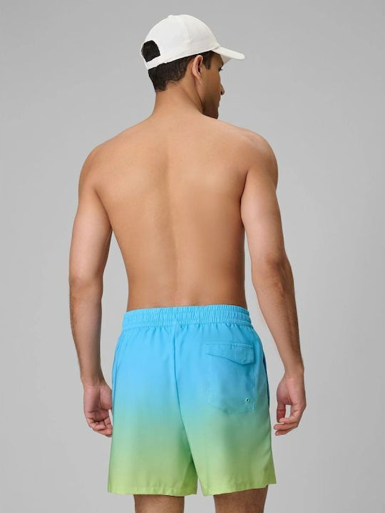 Costum De Baie Bărbați Bermude Albastru Deschis
